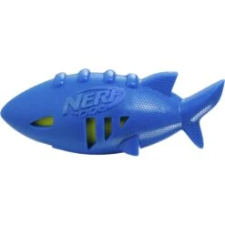 Nerf Dog Super Soaker Squeak Shark Dog Toy