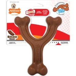 Nylabone Ergonomic Hold & Chew Wishbone Power Chew Durable Dog Toy