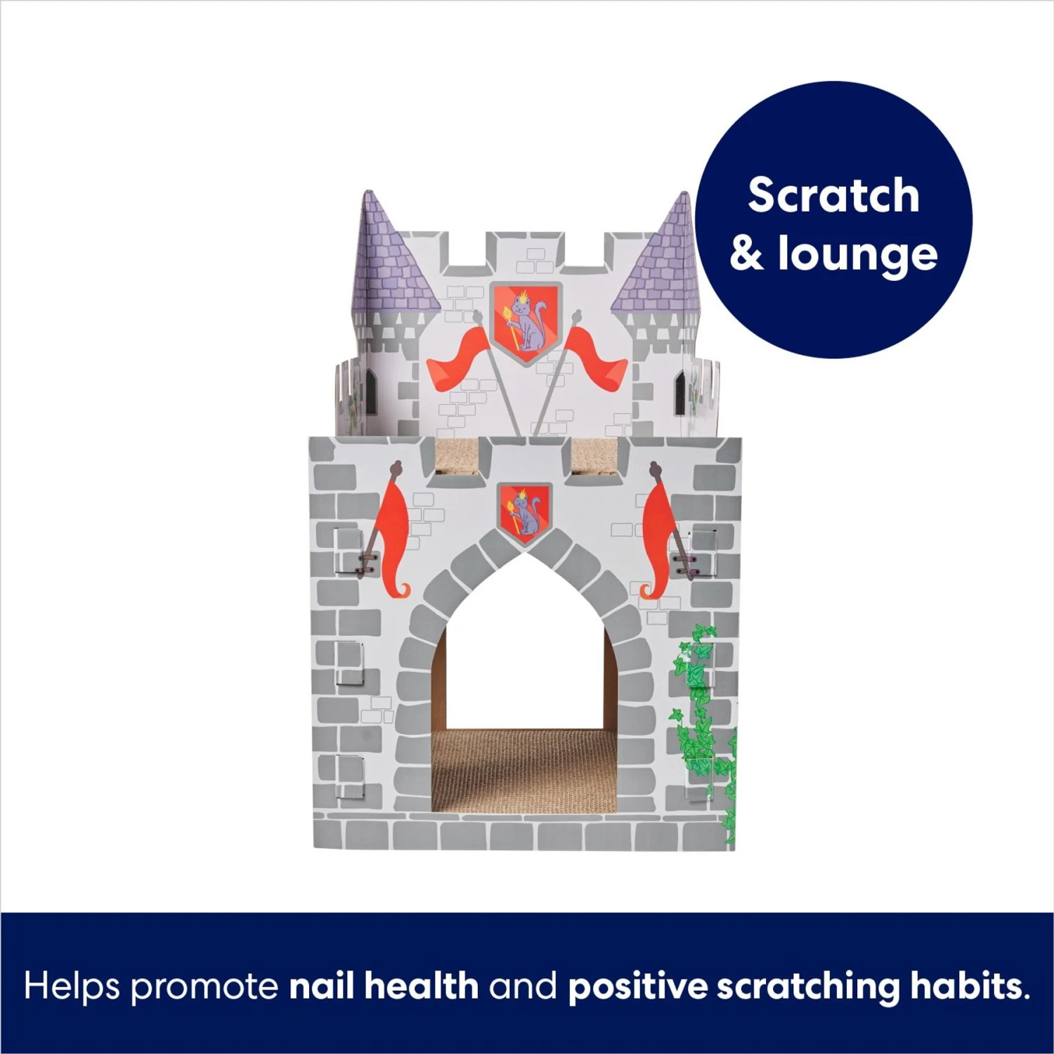 Frisco Castle Cardboard Cat House, 2-Story - Image 3