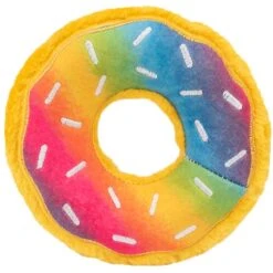 ZippyPaws Donutz Rainbow Plush Dog Toy