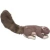 HuggleHounds Big Feller Durable Plush Squirrel Squeaky Dog Toy