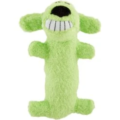 Multipet Loofa Dog The Original Squeaky Plush Dog Toy, Color Varies