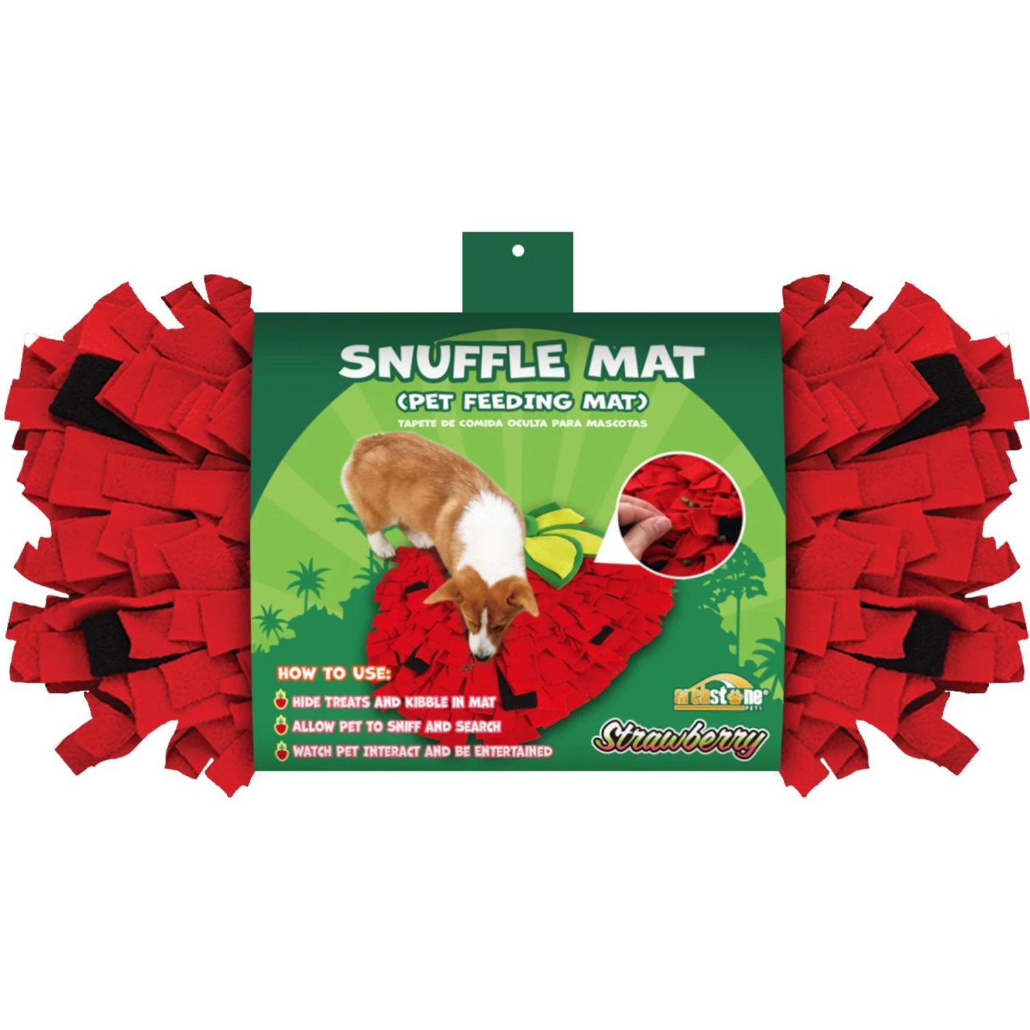 Archstone Pets Strawberry Dog Snuffle Mat - Image 6