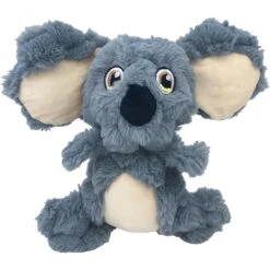 KONG Scrumplez Koala Dog Toy, Grey, Medium